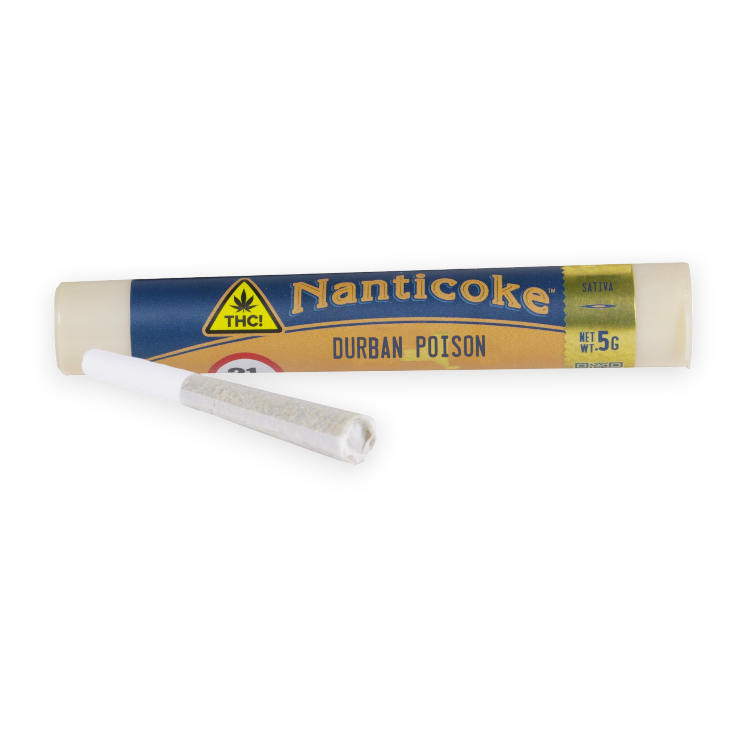 Photograph of product: Durban Poison - Pre-Roll Single (0.5g)