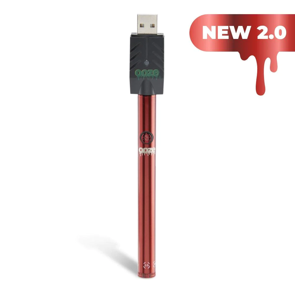 Photograph of product: Ooze Twist Slim Pen 2.0 - Ruby Red
