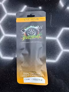 Photograph of product: Burnout Extracts Phantom OG Cart