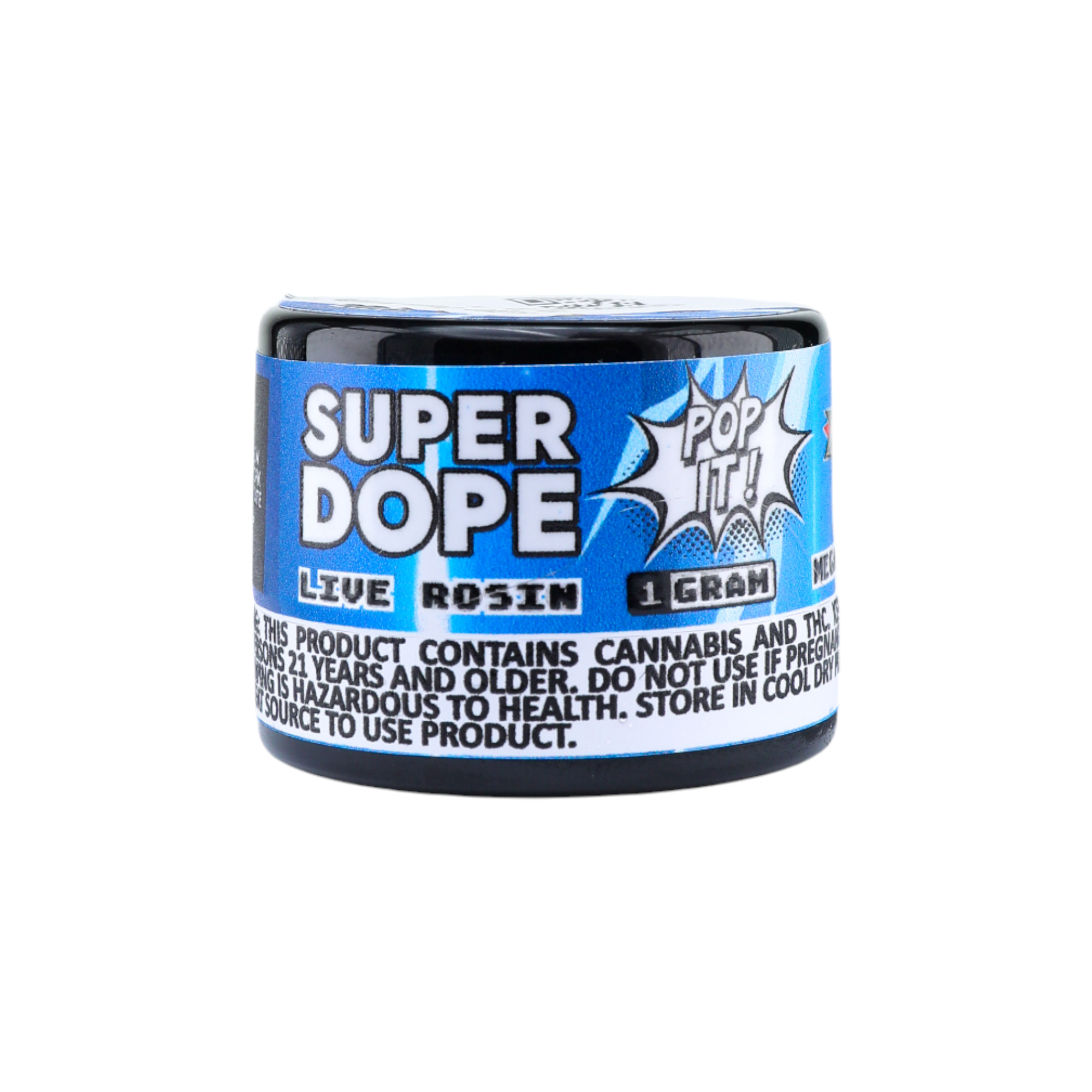 Photograph of product: Super Dope Mega Z Blue Rosin