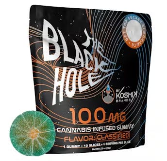 Photograph of product: Kosmik Black Hole (100mg) Orange Slice