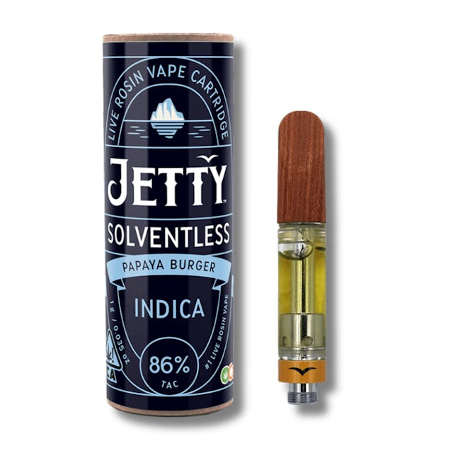 Photograph of product: Papaya Burger OCAL Solventless Cart 1g - 