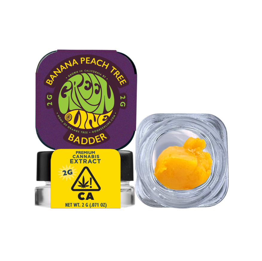 Photograph of product: Banana Peach Tree - Badder 2G