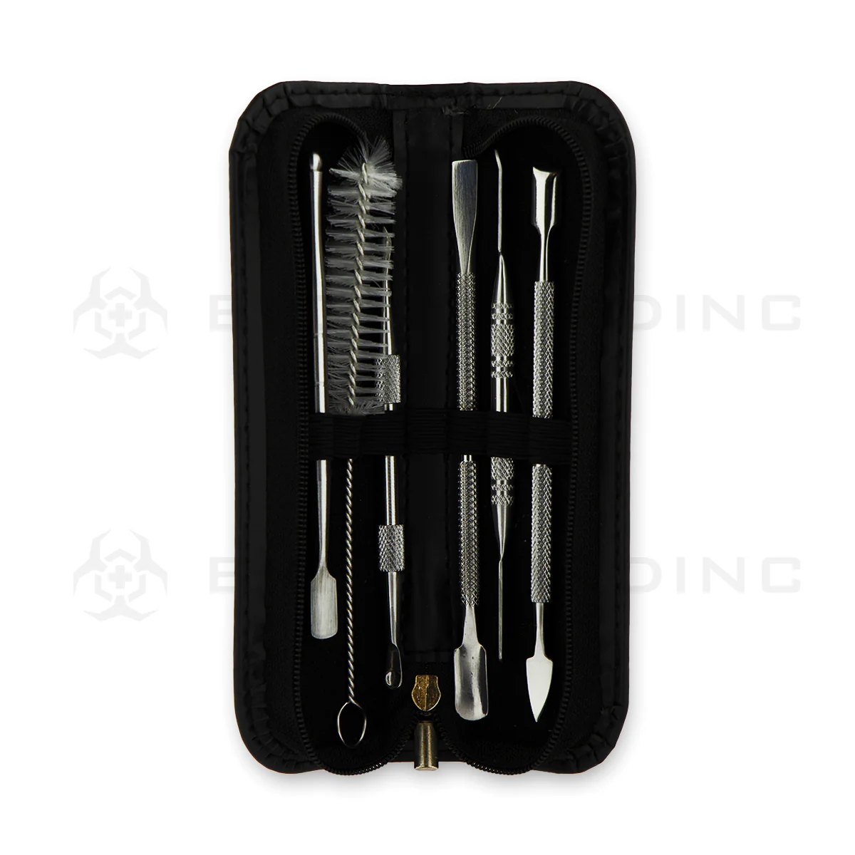 Photograph of product: Dab Tool Kit - 7 Piece Stainless Steel Set w/Case
