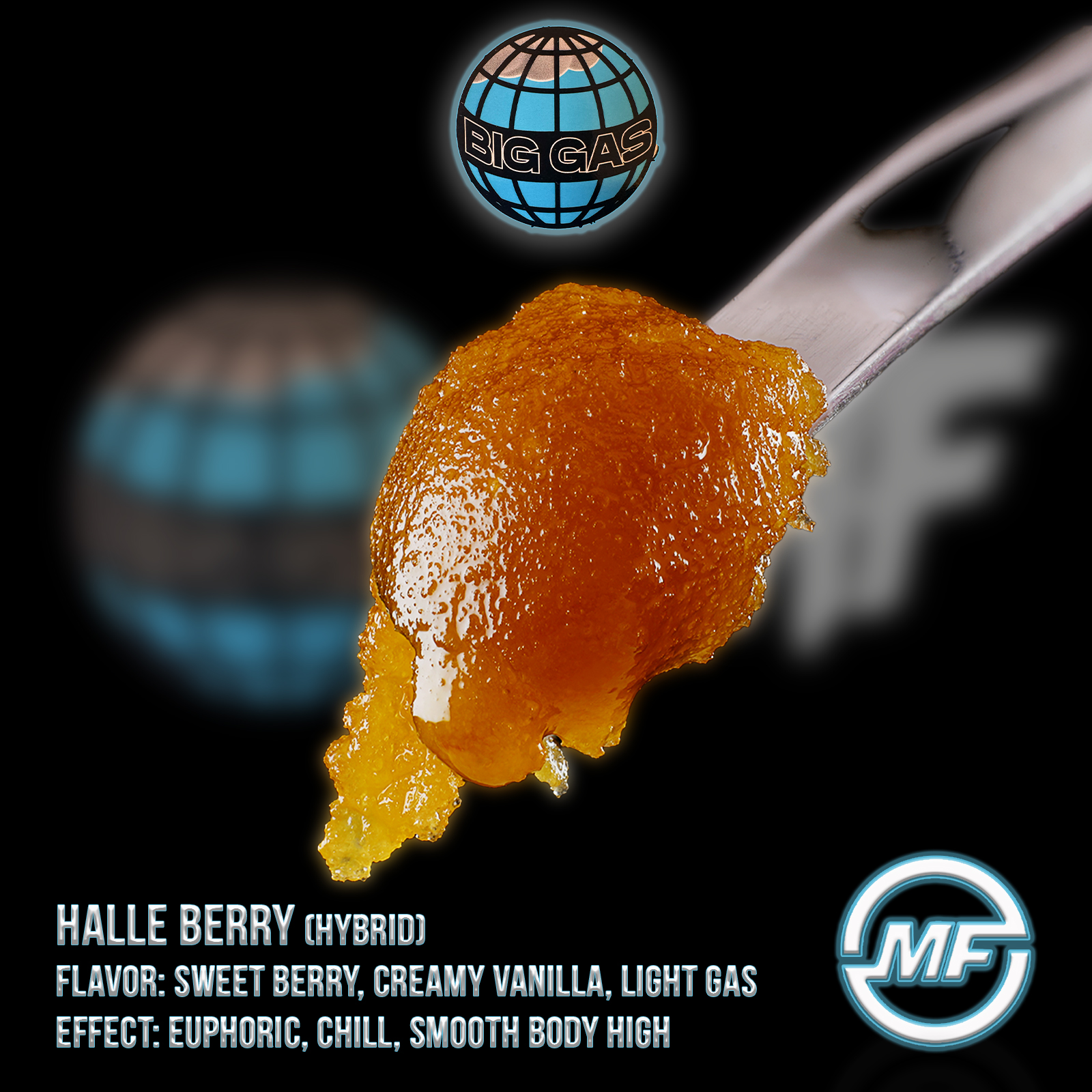 Photograph of product: Big Gas | Halle Berry | Live Resin Badder | 1g