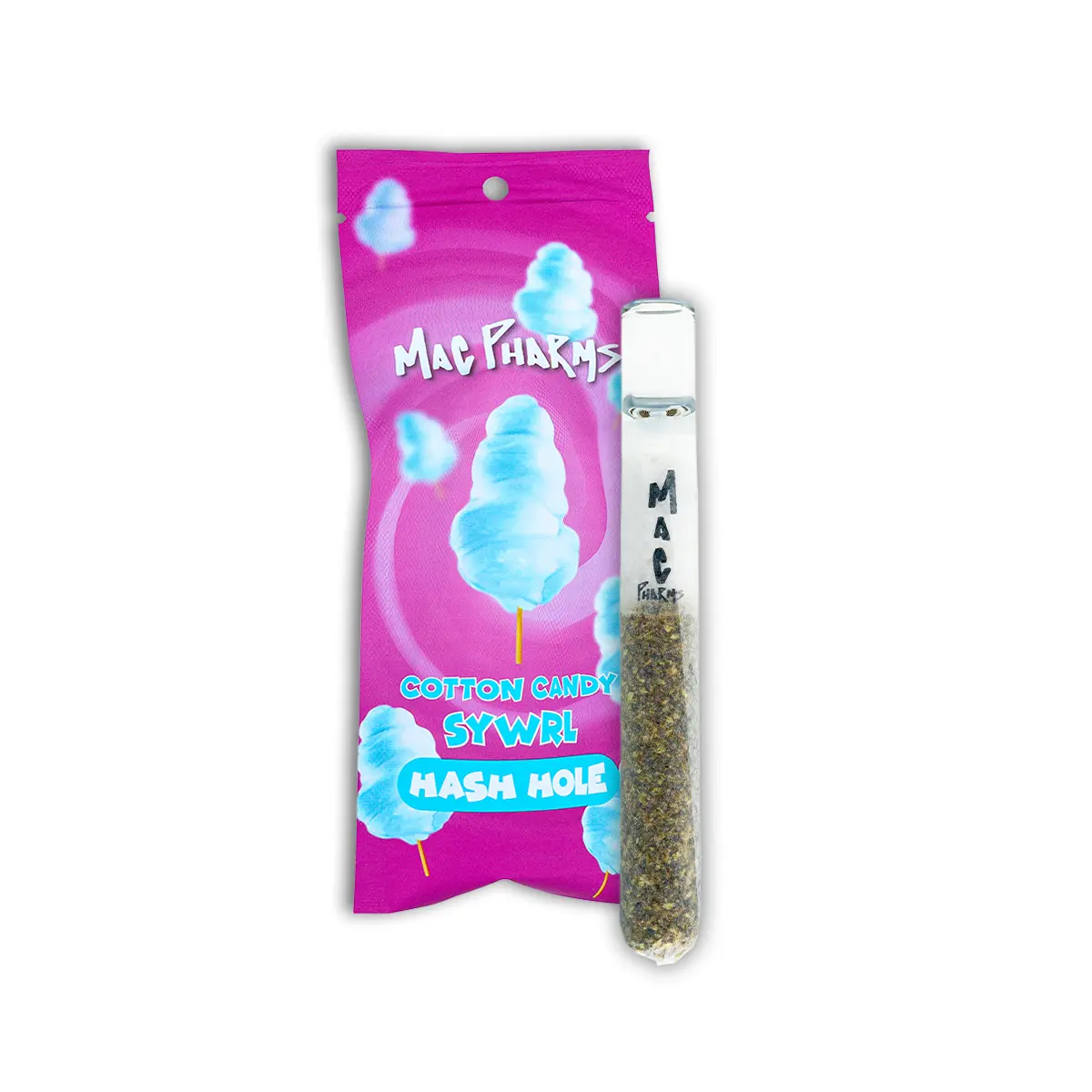 Photograph of product: Cotton Candy Syrwl Donut