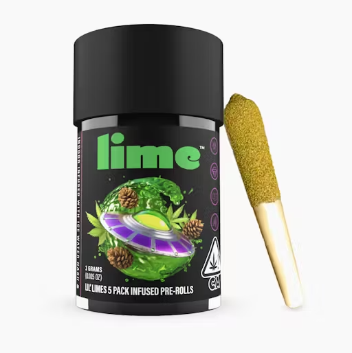 Photograph of product: ALIEN GAS 0.6G LIVE RESIN & au chocolat INFUSED MINI PREROLL 5PK