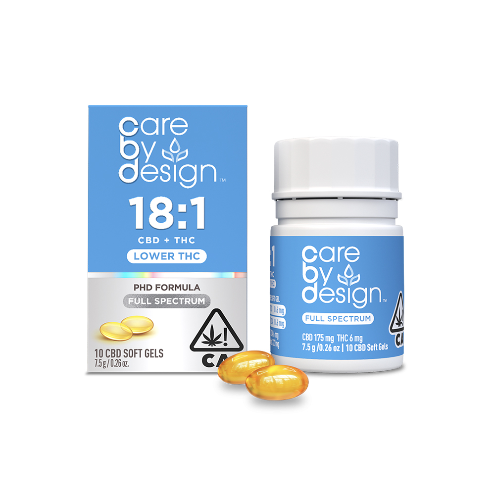 Photograph of product: SOFTGEL (18:1) CBD CAPSULES [10 CT]
