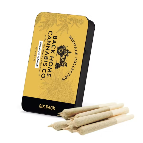 Photograph of product: Back Home | Pre-roll | Maui Wowie | 6pk