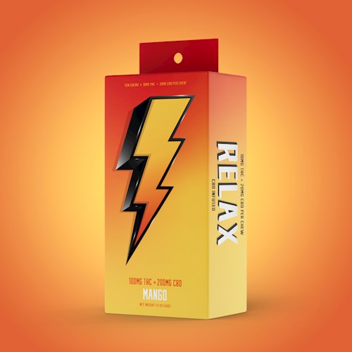 Photograph of product: Mango 2:1 CBD Fruit Chews | 300mg (DOH)