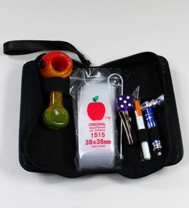 Photograph of product: Smoker's Travel Kit | Includes Accessories