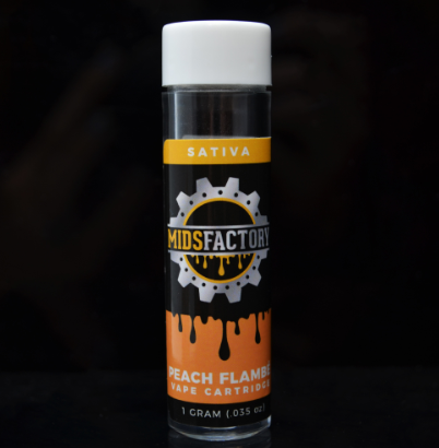 Photograph of product: Peach Flambe 1g Cartridge
