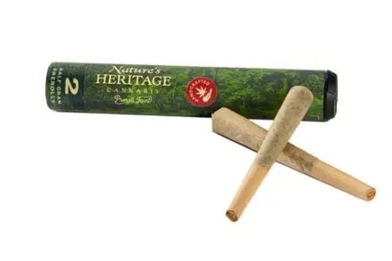 Photograph of product: Ebony Ivory Pre-Roll | 0.5g x 2