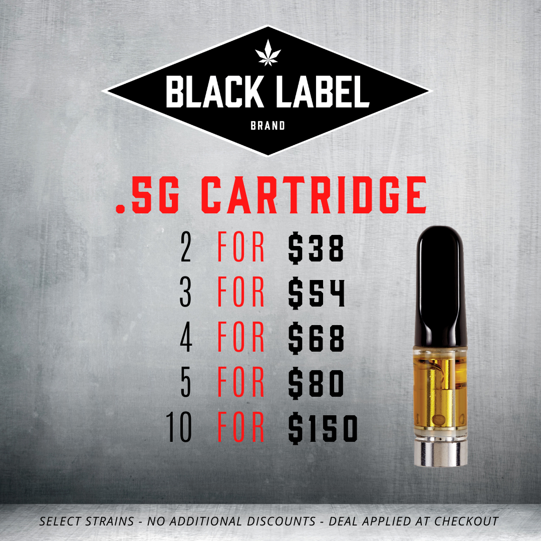 Photograph of product: Black Label Cartridge: Berry Gelato (Hybrid)
