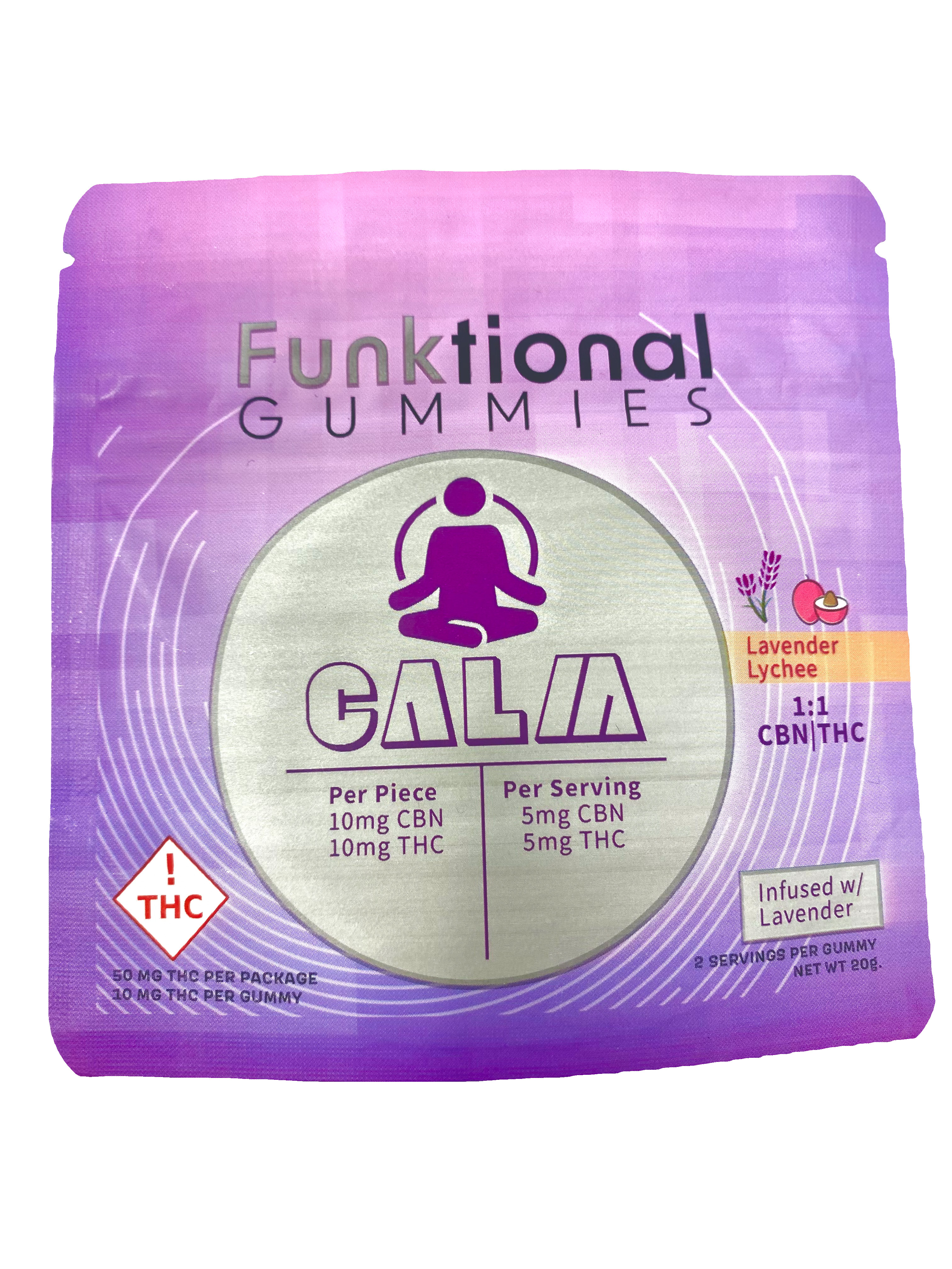 Photograph of product: Lavender Lychee Calm Gummies