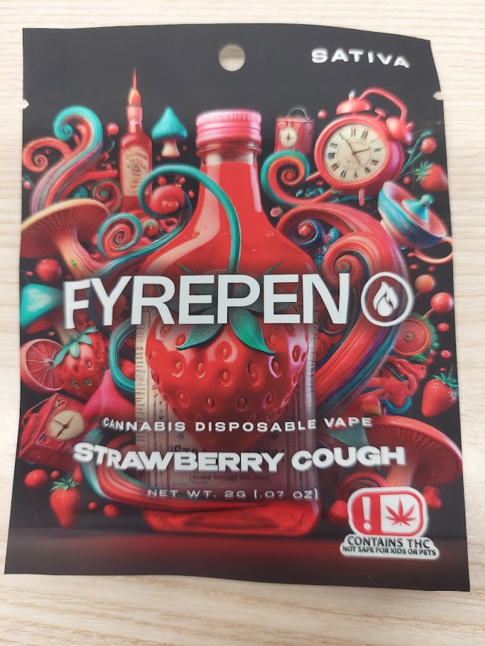 Photograph of product: VAPE FP STRAWBERRY COUGH (S) DISPOSABLE