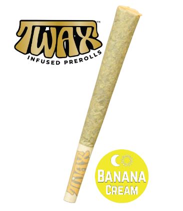 Photograph of product: (68155) Clear Banana Cream Infused PreRoll