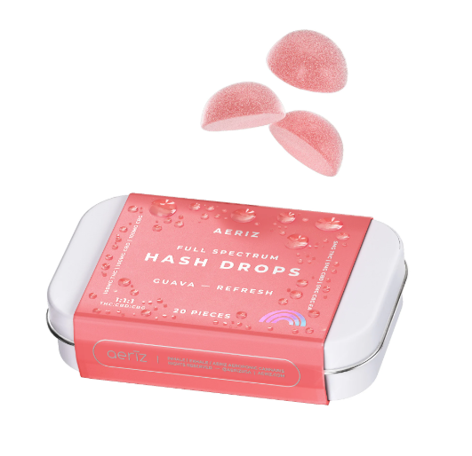 Photograph of product: Guava | au chocolat Drops | 1thc : 1cbd : 1cbg | 20pk | 300mg
