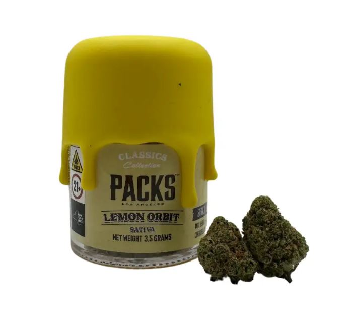 Photograph of product: Packs Lemon Orbit 3.5G (Oui'd-Dominant Hybrid)
