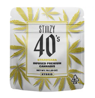 Photograph of product: STIIIZY Strawnana Infused 40's - 7g