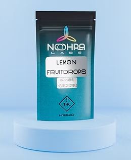 Photograph of product: Lemon Fruit Drops 110mg -5pk
