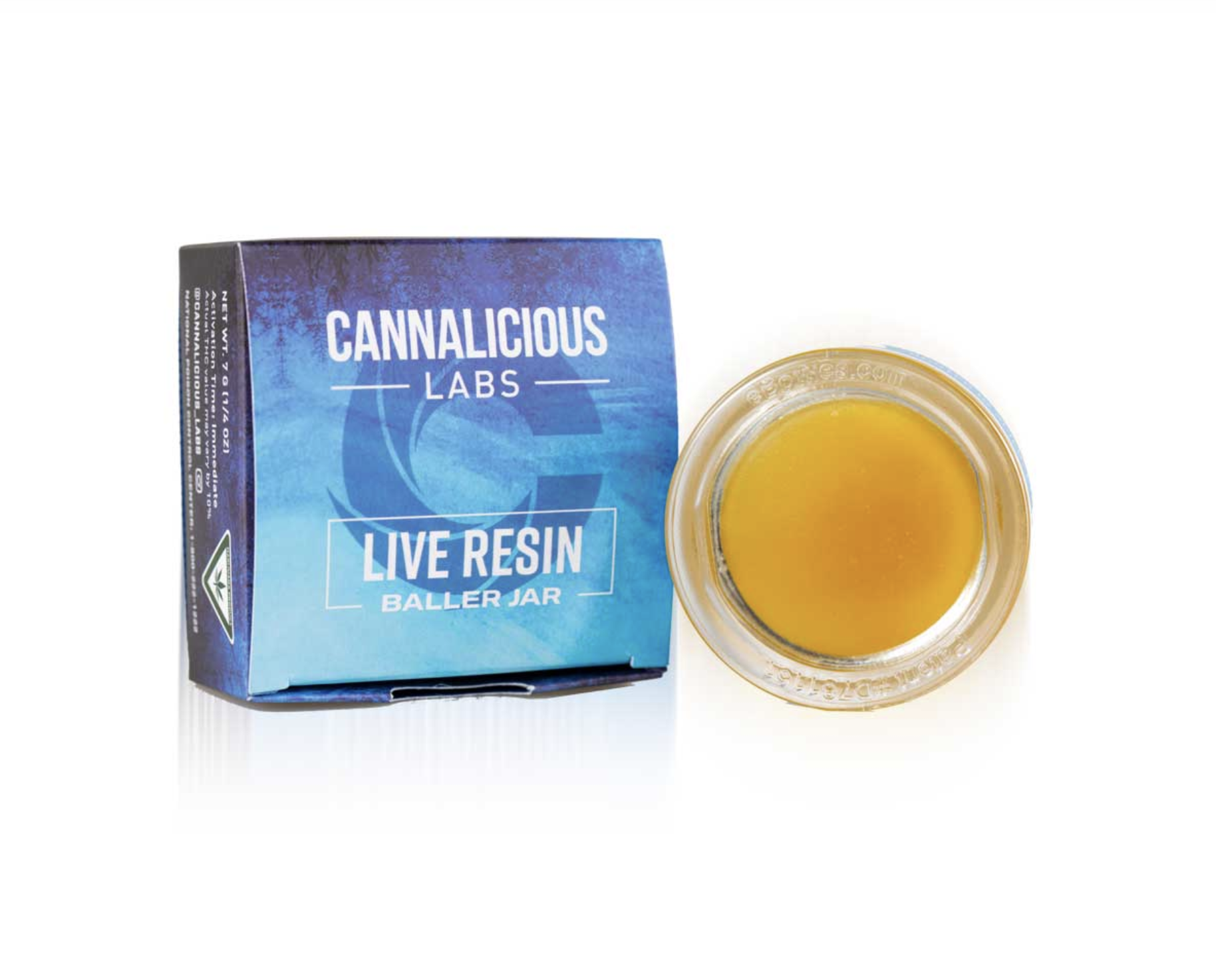 Photograph of product: Cannalicious - Tropicana Jet Fuel - 7g live resin baller