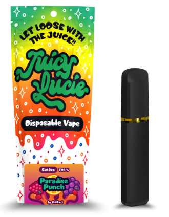 Photograph of product: Juicy Lucie - Paradise Punch - Disposable Vape
