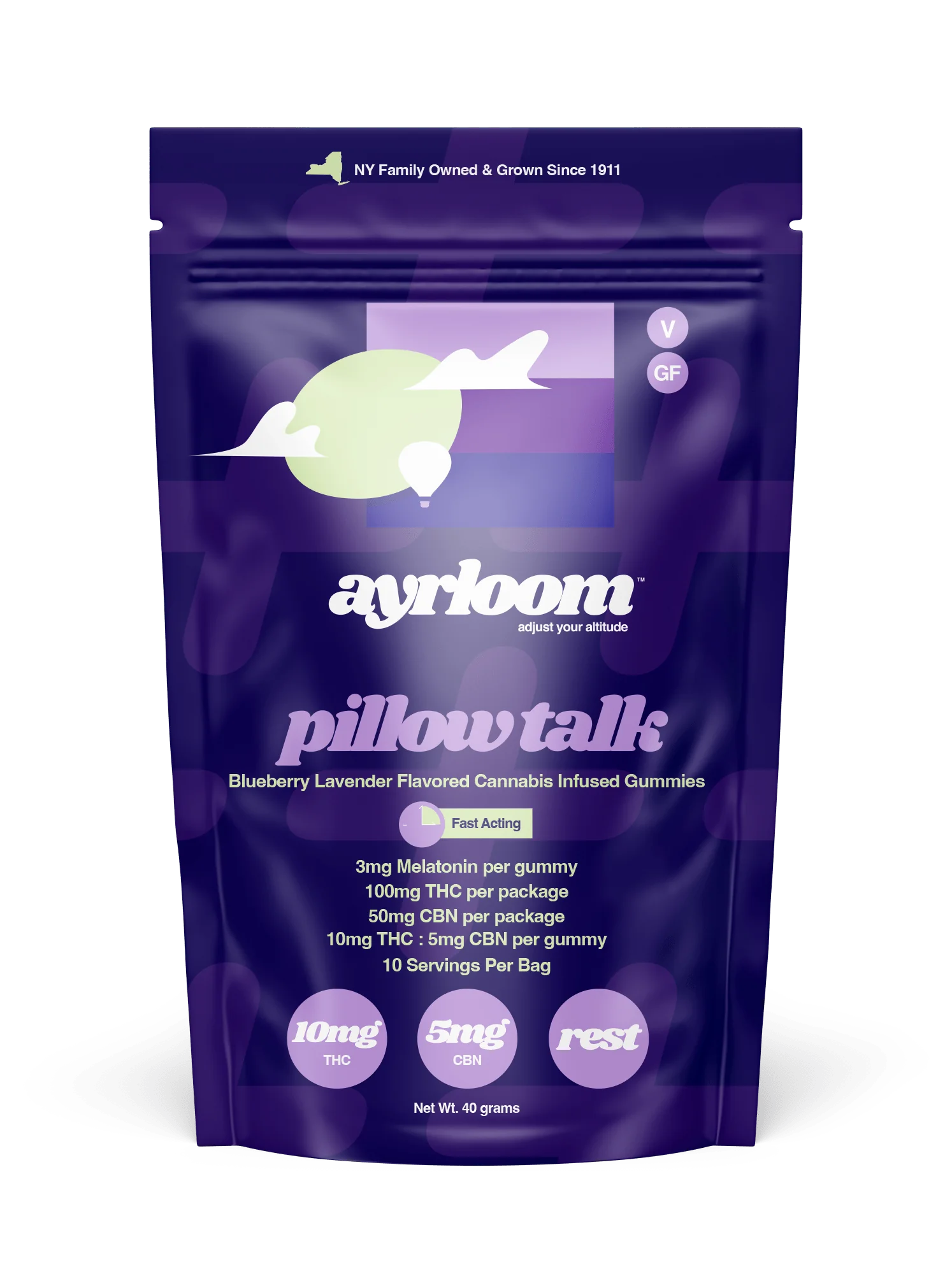 Photograph of product: Ayrloom | Pillow Talk Gummies | 100mg