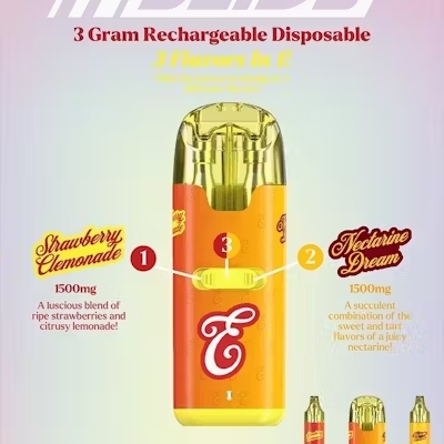 Photograph of product: Slide 3-in-1 | Strawberry Clemonade/Nectarine Dream | AIO | 3g (H)