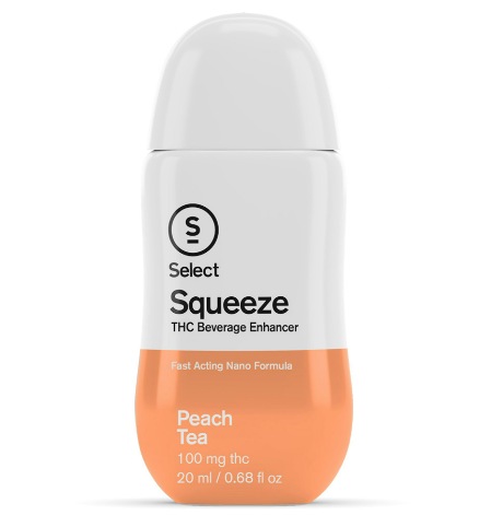 Photograph of product: Squeeze Peach Tea Infusion 100mg