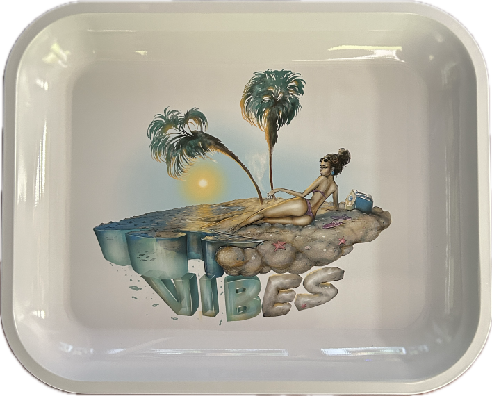 Photograph of product: Vibes & Cookies  Beach Rolling Tray