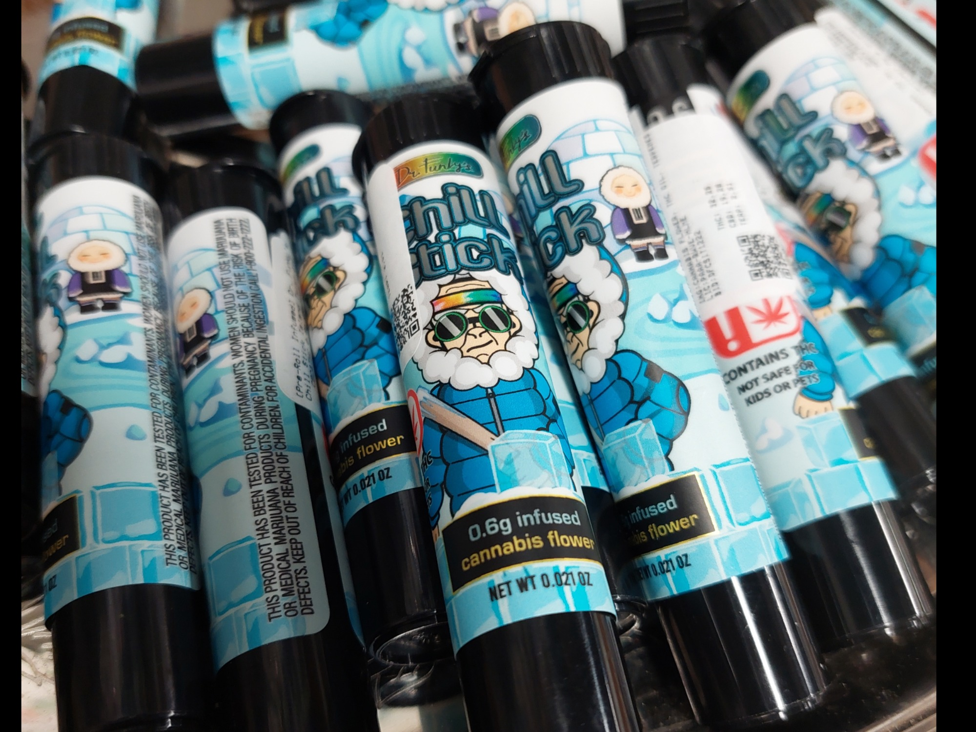 Photograph of product: PRE ROLL DF PLANET OF THE GRAPES CHILL STICK INFUSED