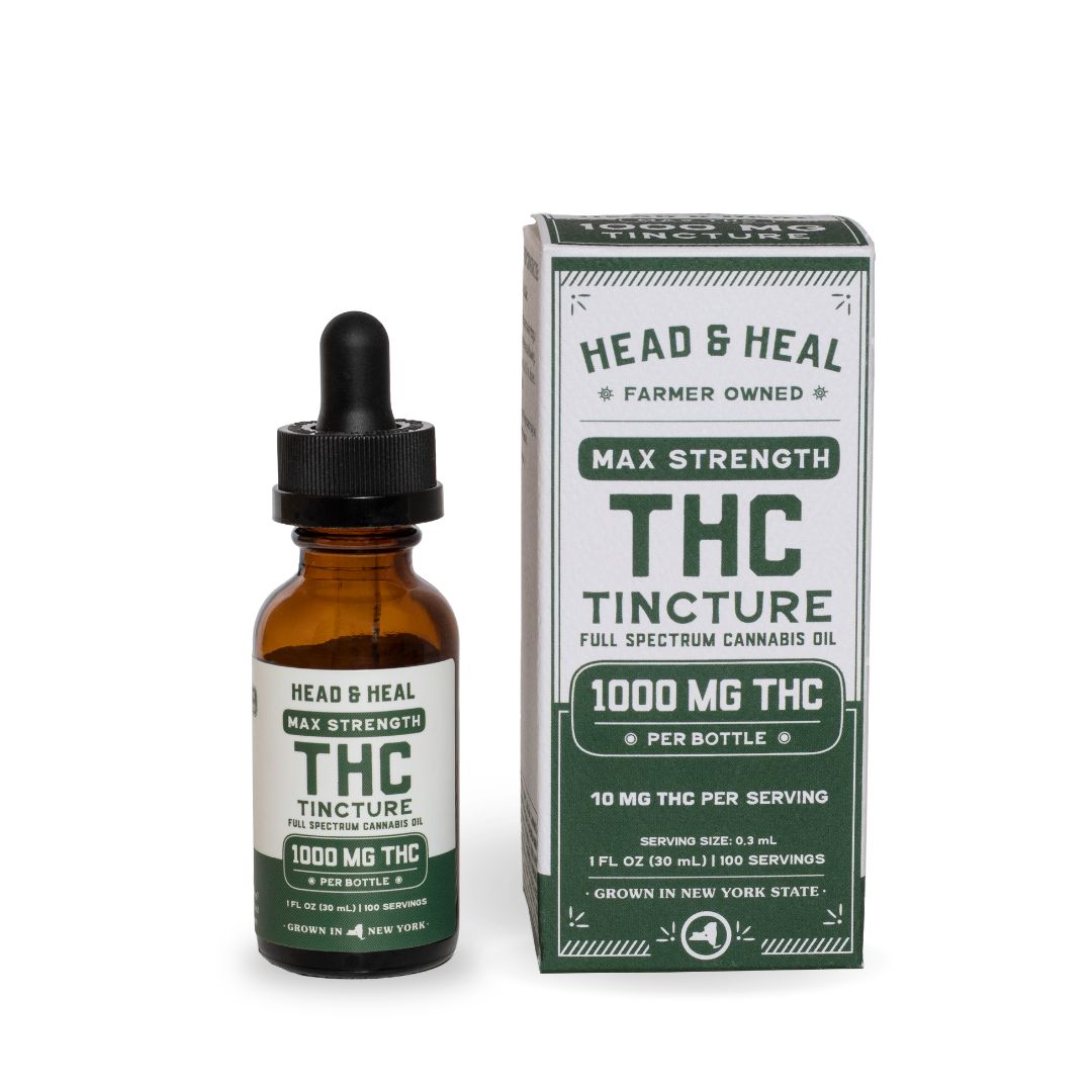 Photograph of product: Head & Heel | Max Strength Tincture | 1000mg/Bottle | 1 fl oz
