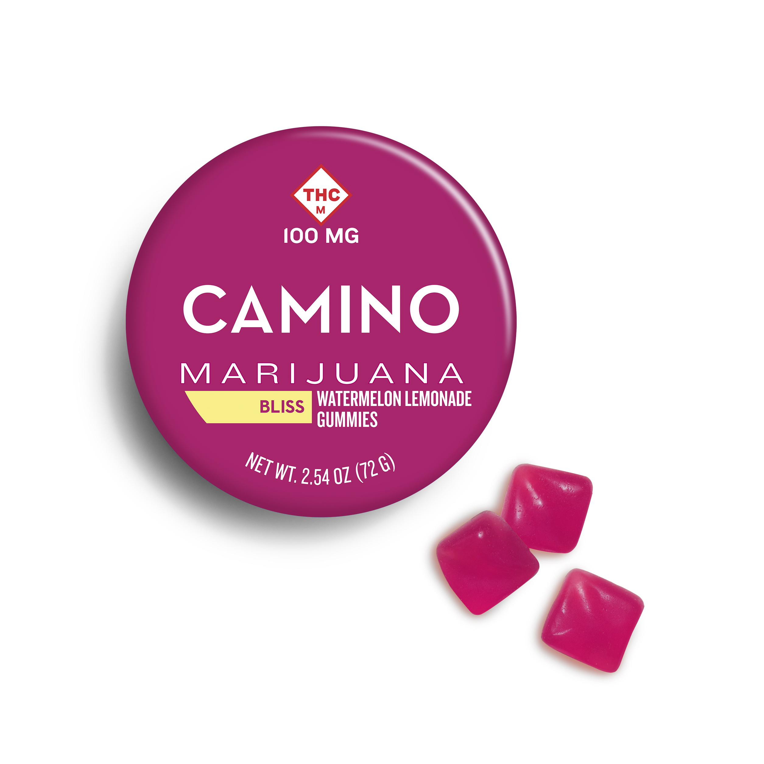 Photograph of product: Watermelon Lemonade - Hybrid Gummies - 100mg