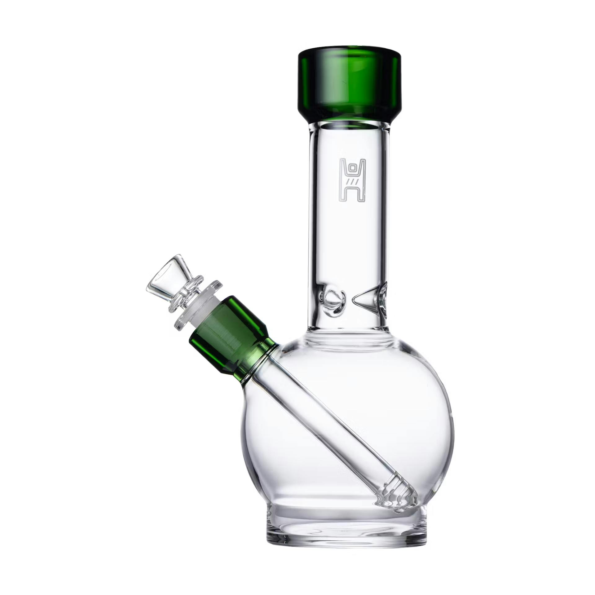 Photograph of product: 9" Ball - Clear w/ Green