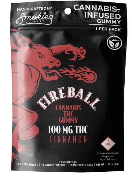 Photograph of product: Fireball Whisky Gummies