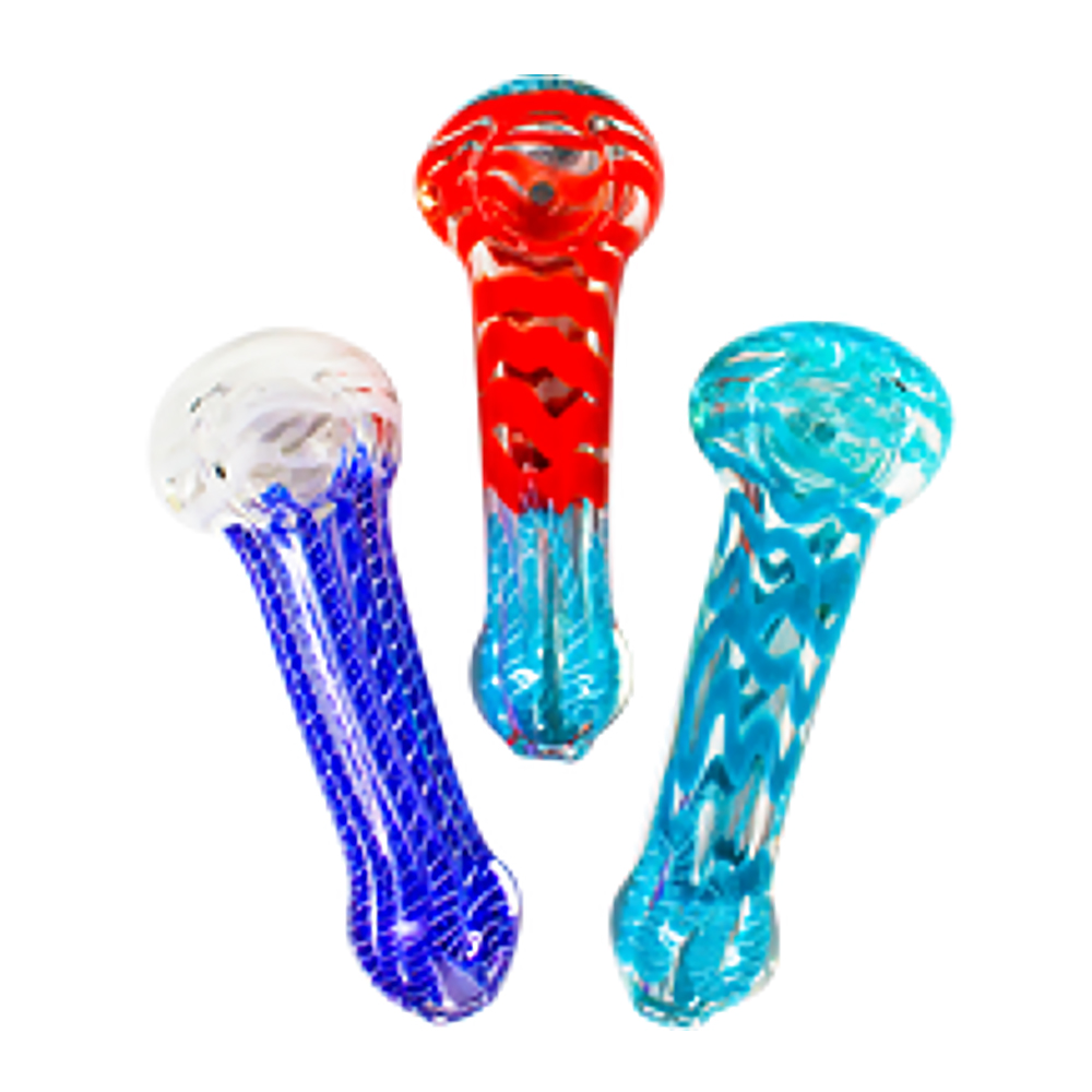 Photograph of product: High Mountain - 4.5" Assorted Dichro Glass Pipes