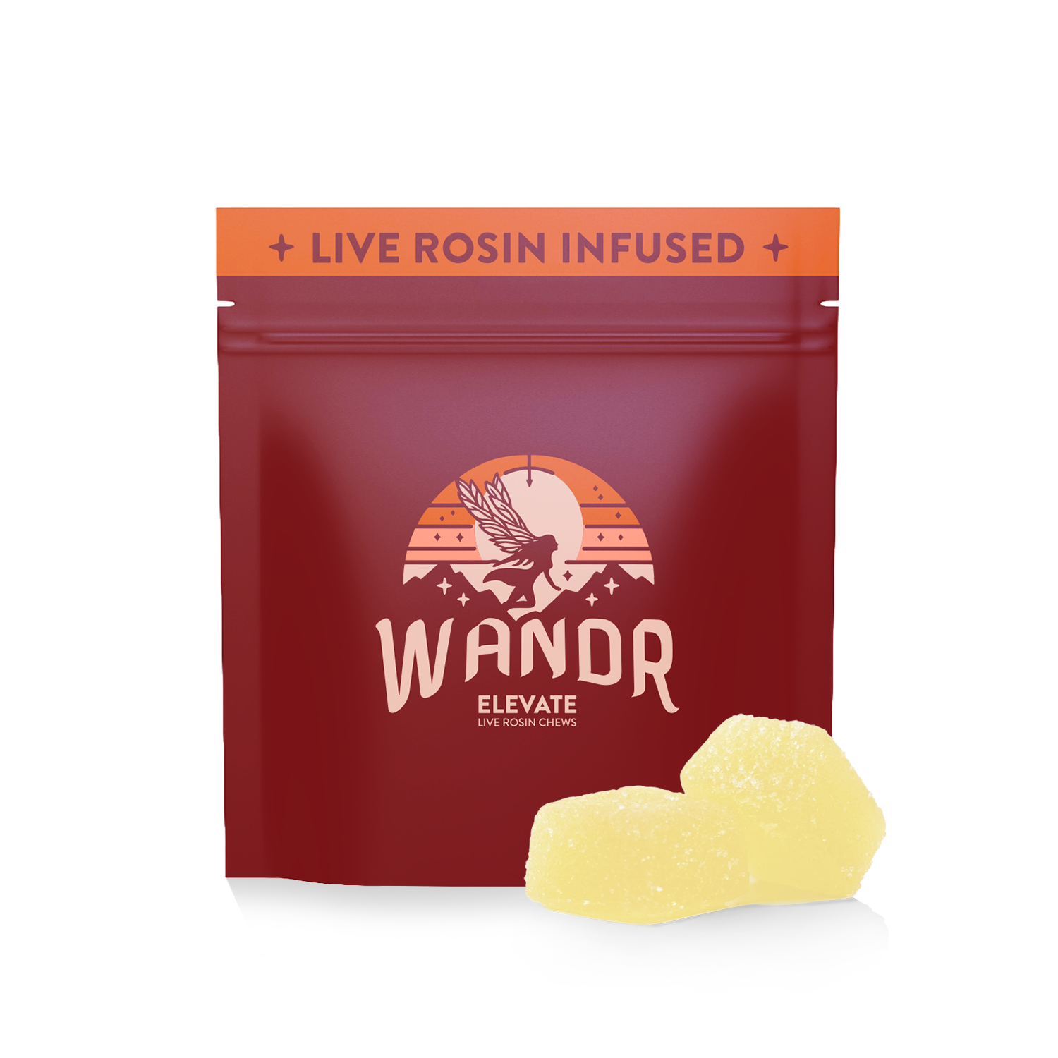 Photograph of product: Wandr | Sour Blue Raspberry | 2pk | 10mg | Live Rosin | Gummies
