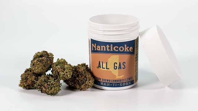 Photograph of product: Nanticoke- All Gas- Flower- - jar - 3.5g