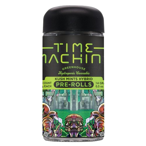 Photograph of product: Time Machine | Kush Mints Pre-Rolls (28 Pack) | 14g