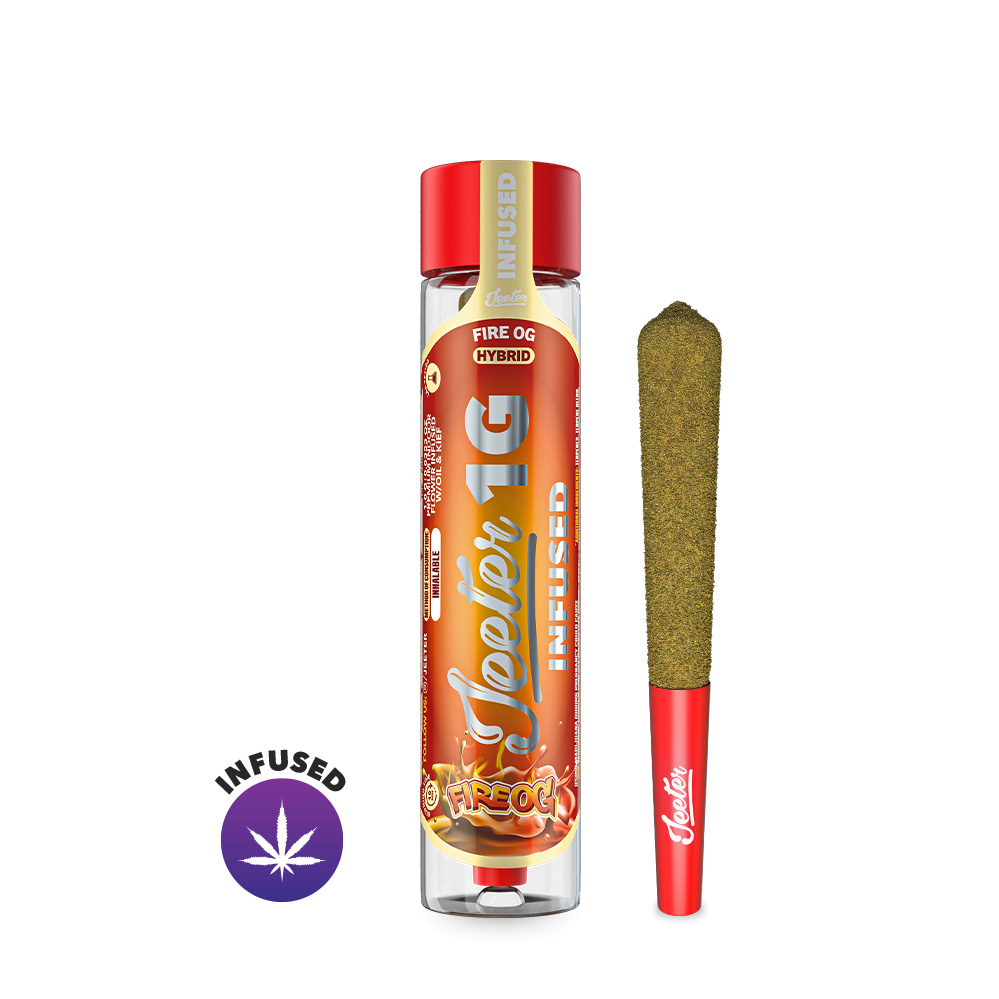 Photograph of instaPanelPhoto: Fire OG Jeeter Infused Pre-Roll | 1g
