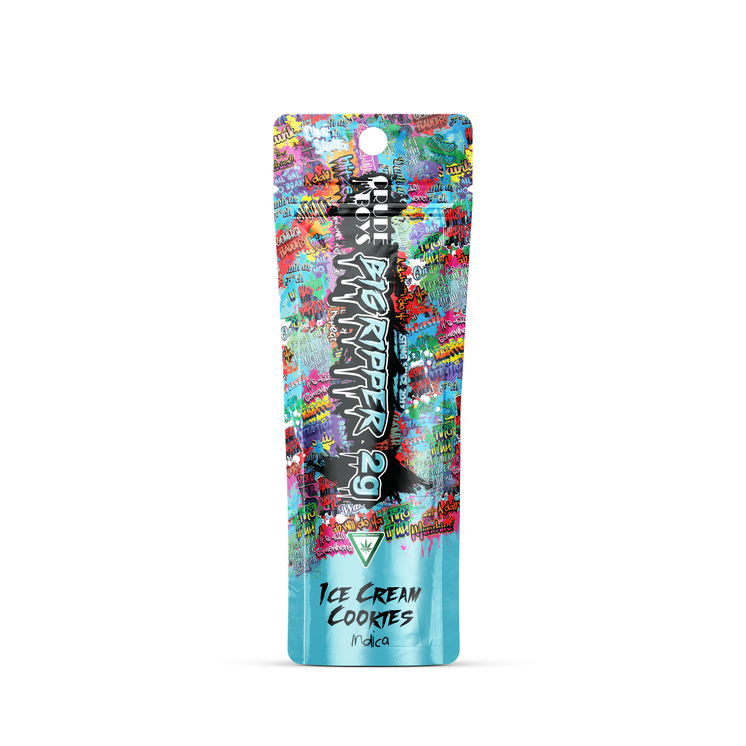 Photograph of product: Crude Boys | Ice Cream Cookies | Disposable Vape Oui'd