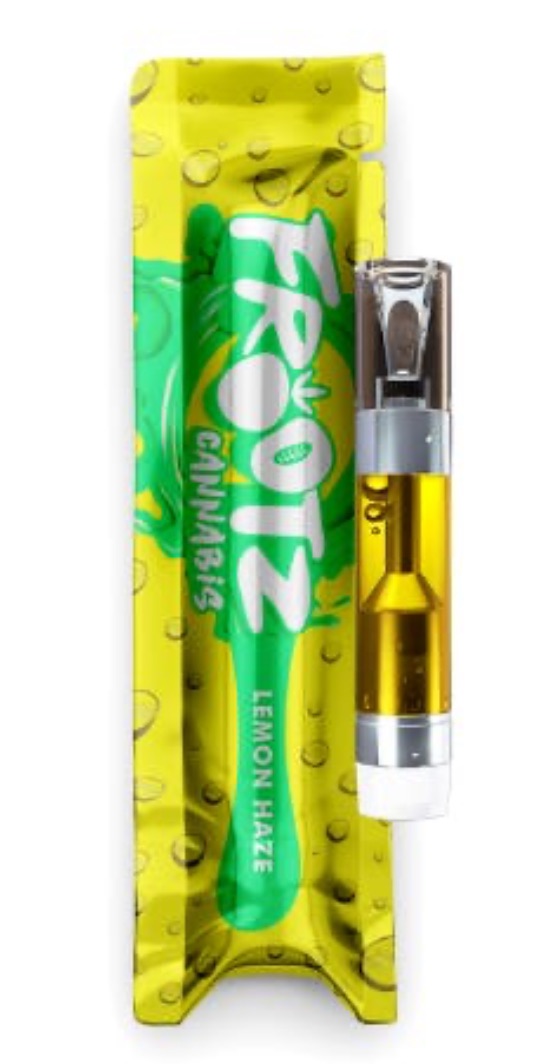 Photograph of product: Frootz Lemon Haze Cartridge Rec