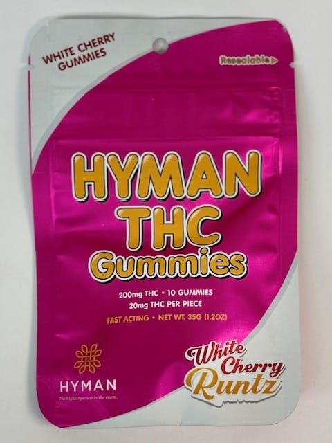 Photograph of product: Hyman | White Cherry Runtz | 200MG