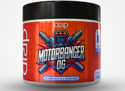 Photograph of product: Drip - Flower - Motorbanger OG (I) (3.5g)
