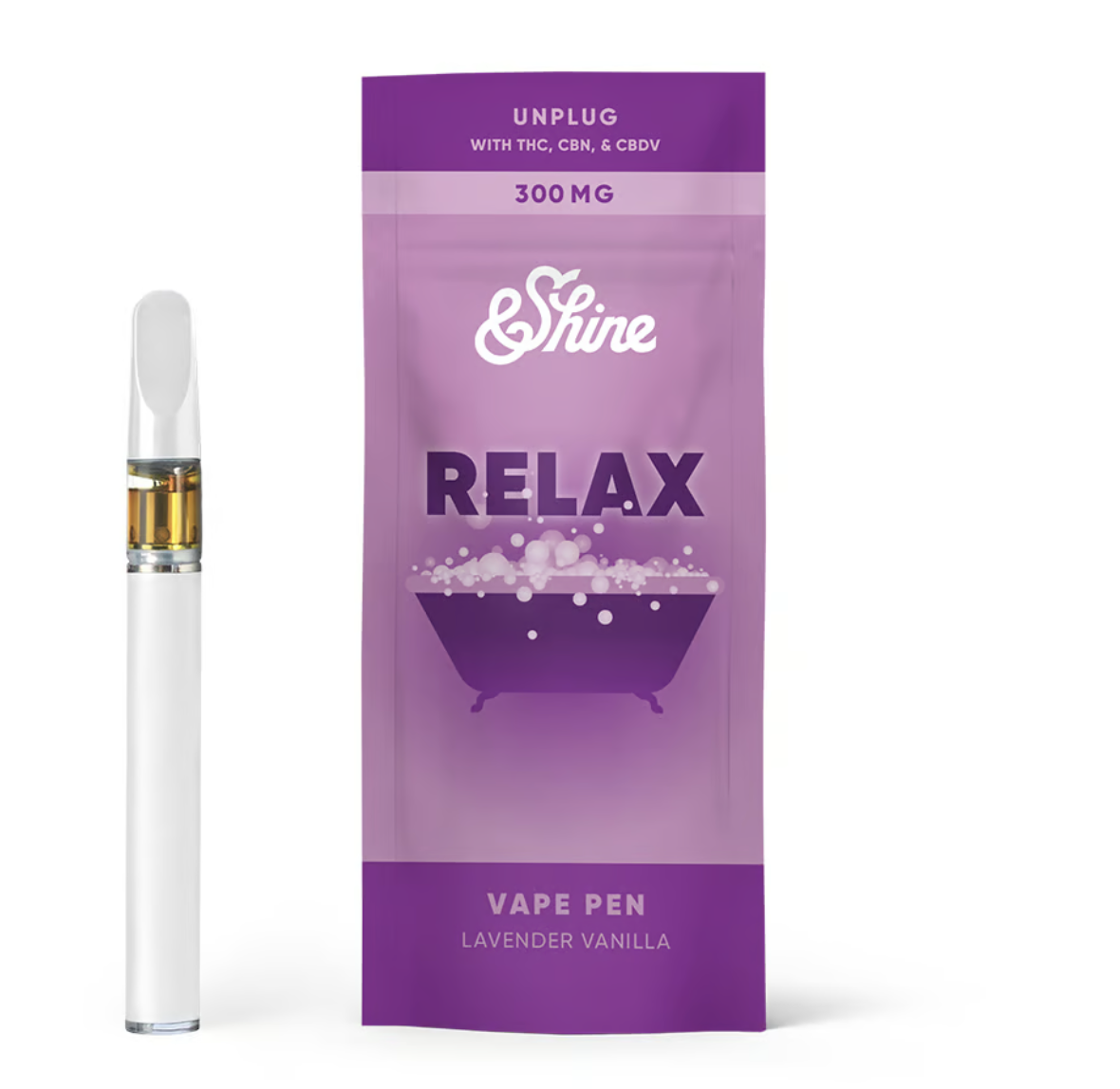 Photograph of product: &Shine | Relax | Disposable | 0.3g