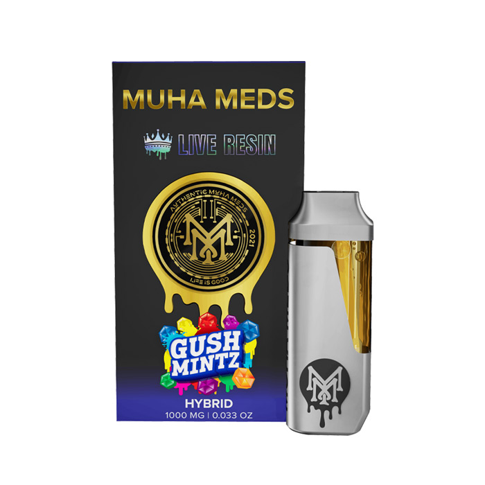 Photograph of product: Gush Mintz Live Resin Disposable, Hybrid, 1g