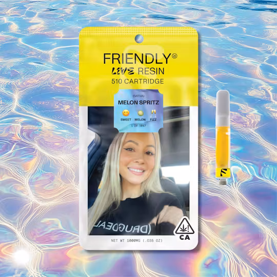 Photograph of product: MELON SPRITZ CART | LIVE RESIN | 1G | SATIVA