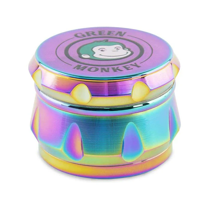 Photograph of product: Green Monkey Baboon Crown Grinder- Rainbow