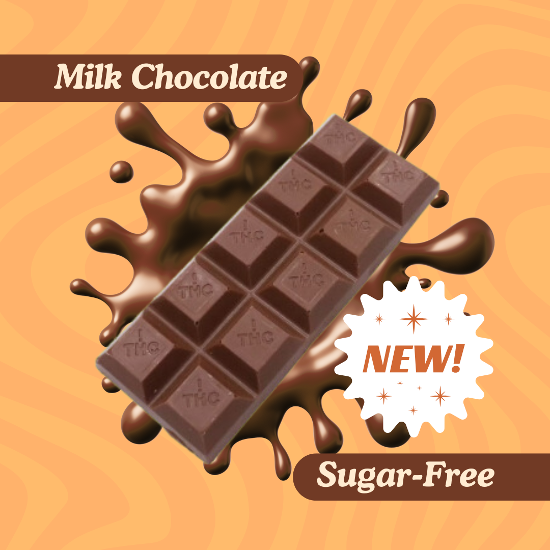 Photograph of product: Full Spectrum Sugar Free Milk Chocolate Bar 100mg